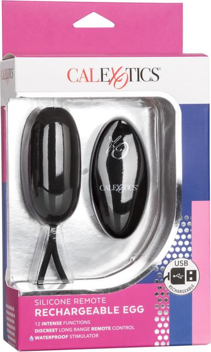 Actual product image CalExotics Silicone Remote Rechargeable Egg
