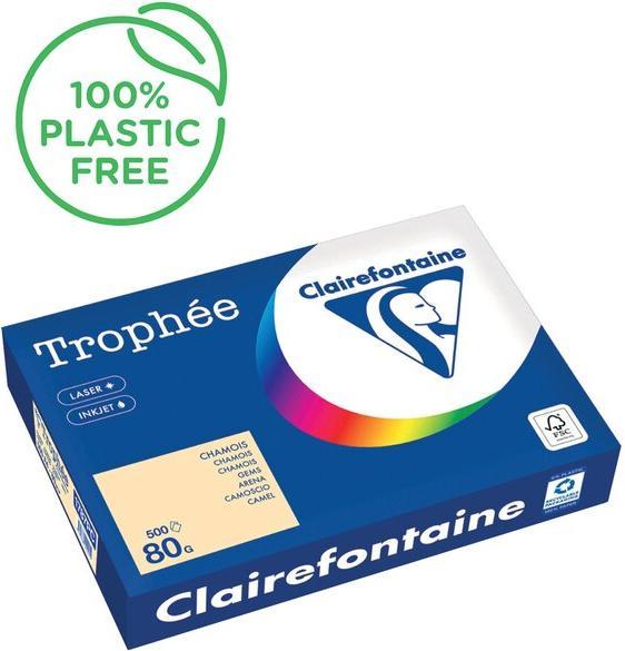Produktbild Clairefontaine Universalpapier Trophée farbig (80 g/m², 500 x, A4)