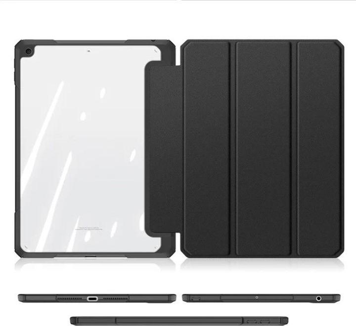 Productafbeelding Dux Ducis Toby Serie Leren Boekomslag Hoesje (iPad 10.2 (2020), iPad 10.2 2019, IPad 10.2 (2021))
