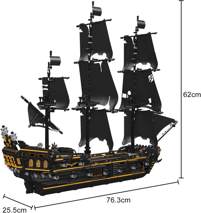 Actual product image Mould King Pirate ship