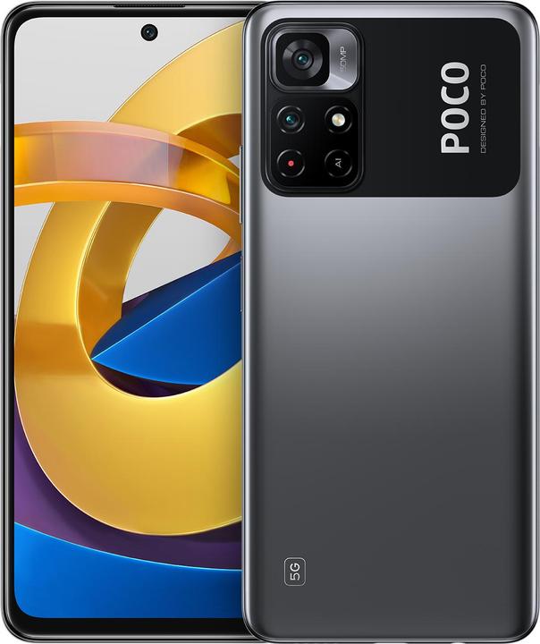 Actual product image Xiaomi Poco M4 Pro (64 GB, Power Black, 6.60", Dual SIM, 50 Mpx, 5G)