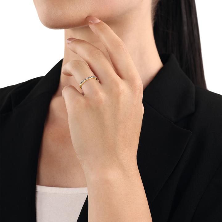Actual product image Amor Ringe für Damen, Gold 375, Zirkonia synth. (60, 375/9 K)