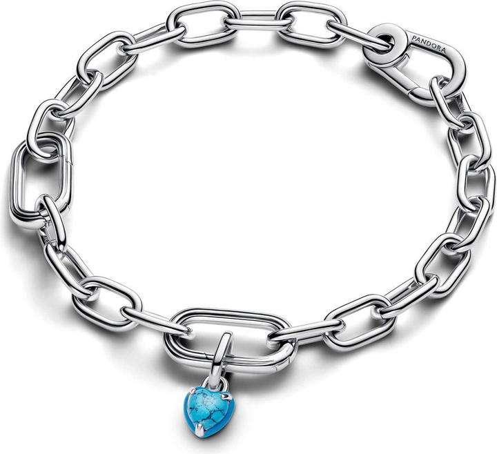 Produktbild Pandora Türkisfarbener Herz-Mini-Anhänger (Silber 925)