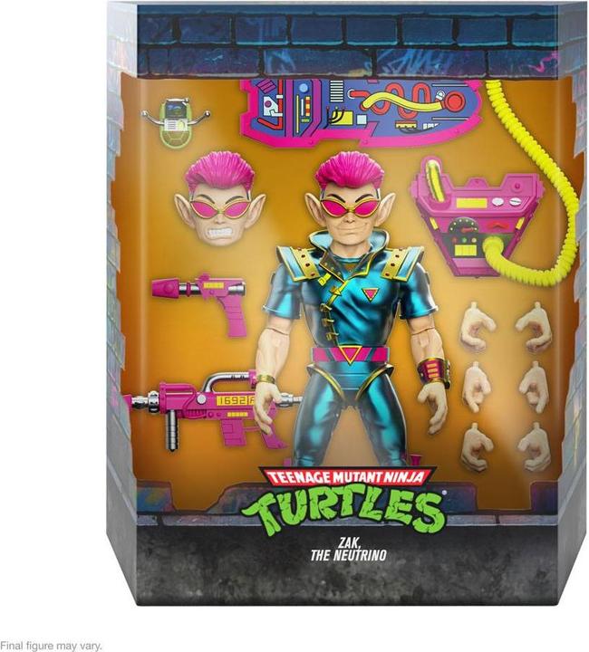 Immagine prodotto Super7 Statuetta ninja Les Tortues Ultimates Zak, Il Neutrino 18 cm