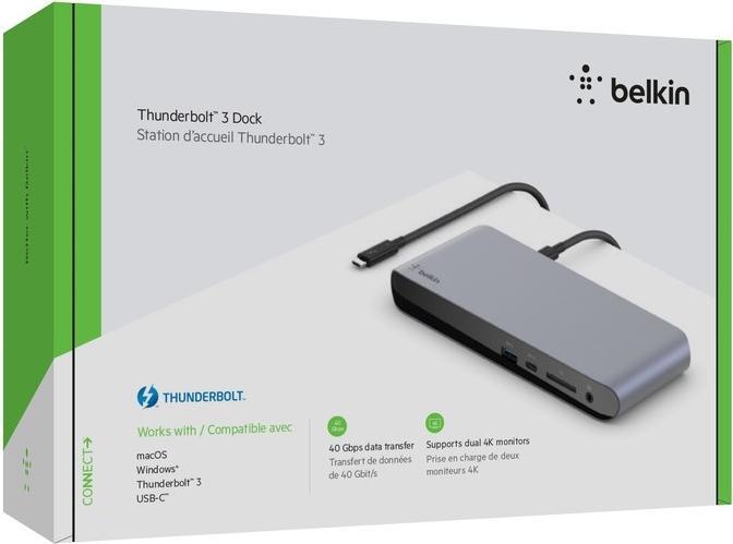 Actual product image Belkin Dock Pro (Thunderbolt, 2 Ports)