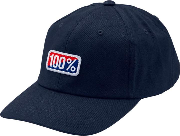 100% CASUAL Select Dad Hat Navy OSFM Mütze, Schwarz, Standard, Unisex, Erwachsene