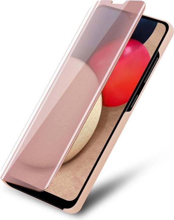 Actual product image Cadorabo Book Smart View Mirror Cover (Samsung Galaxy A02s)