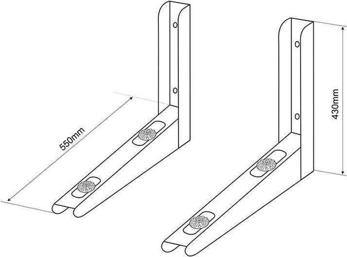Immagine prodotto Maclean MC-624 Supporto per condizionatore d'aria