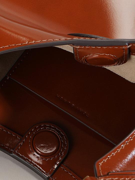Actual product image Tory Burch Leather bag handle bag ROBINSON SPAZZOLATO
