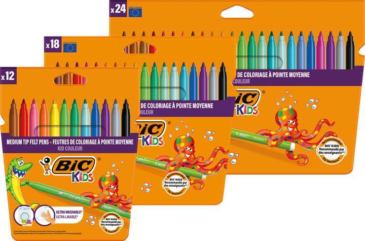 Produktbild Bic Kids Kid Couleur (Assortiert, 18 x)