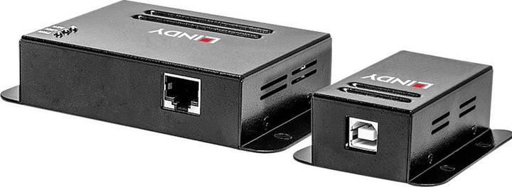 Actual product image Lindy USB 2.0 Cat.5 Extender 50m Power over RJ45 4 Port (USB-A, 4 Ports)