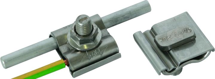 Produktbild Dehn UEK 8.10 AQ4 50 HKSM10 V2A Mastschelle Edelstahl - Schraubzwingen (Mastschelle, Edelstahl, Ed (10 mm)