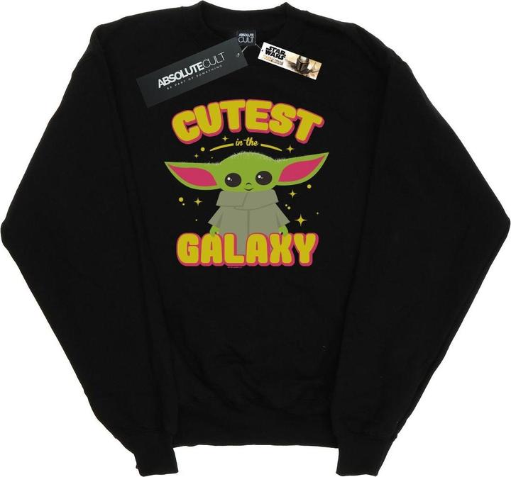 Image du produit Star Wars - Sweat THE MANDALORIAN CUTEST IN THE GALAXY - Fille (140, 146)