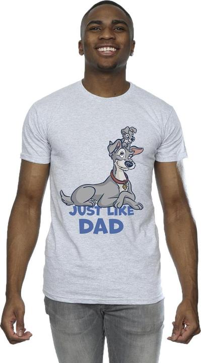 Immagine prodotto Disney Lady And The Tramp Just Like Dad Maglietta Uomo (4XL)