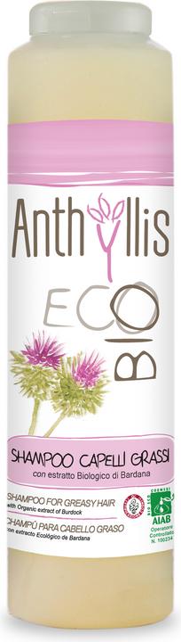 Anthyllis Shampoo mit Burdockextrakt für fettiges Haar und Öko -Schuppen 250 ml - (250 ml, Flüssiges Shampoo)