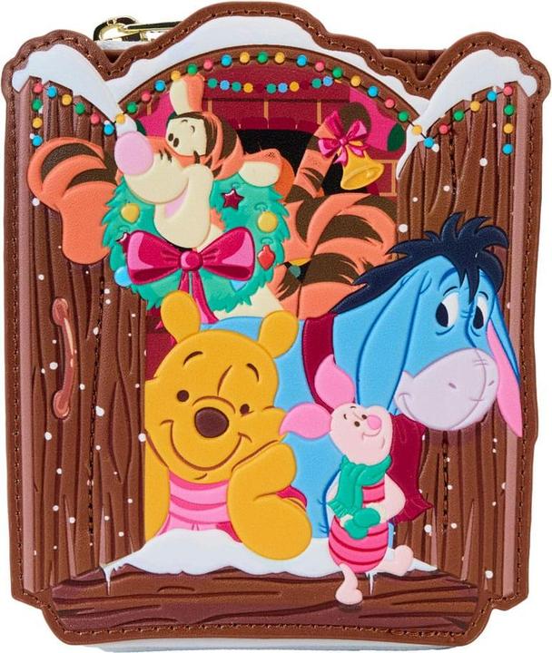 Image du produit Loungefly Disney by Portefeuille Winnie l'Ourson et ses amis Holiday Scene