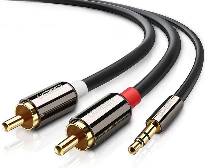 Ugreen 2x RCA - 3.5mm jack (2 m, Cinch, 3.5mm jack (AUX))
