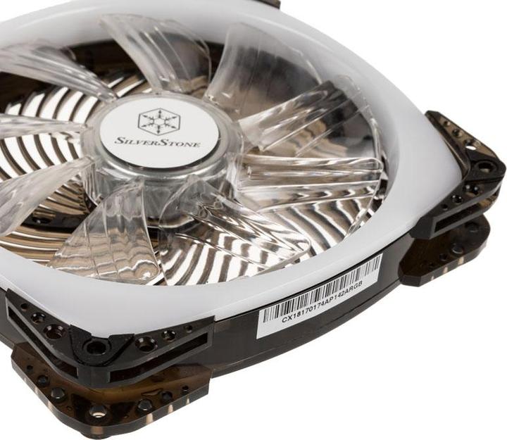 Actual product image Silverstone SST-AP142-ARGB, RGB fan (140 mm, 1 x)