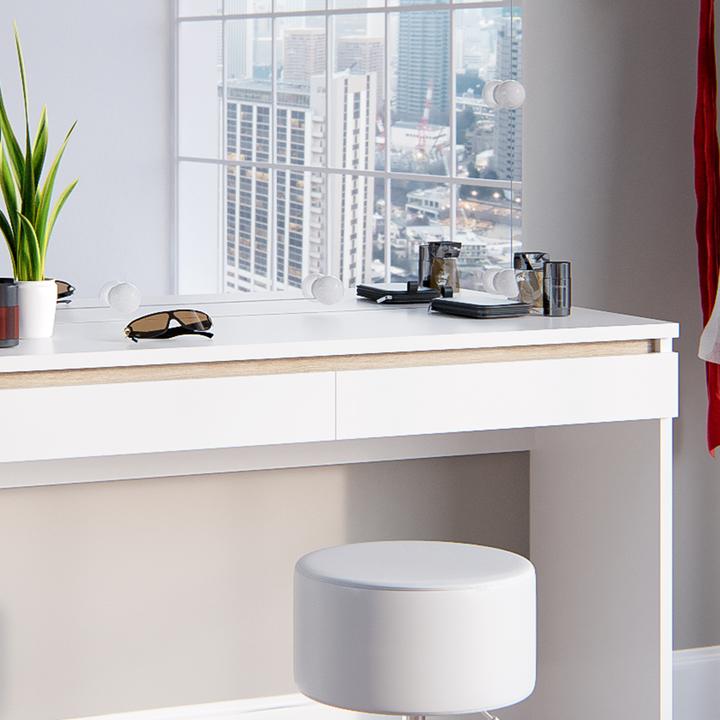 Actual product image Vicco Emma with stool and lighting (120 x 42 x 83 cm)