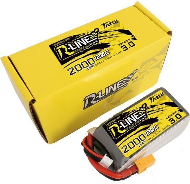 Produktbild Tattu RC-Akku LiPo 2000 mAh 14.8 V 120C R-Line V3.0 (14.80 V, 2000 mAh)