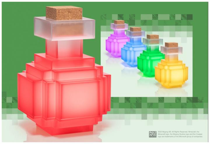 Produktbild Noble Collection Minecraft Replik Illuminating Potion Bottle
