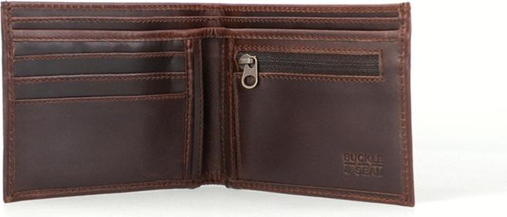 Produktbild Buckle & Seam Leder Portemonnaie Bill Braun