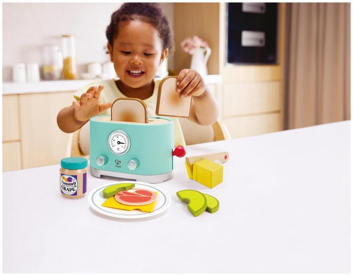 Actual product image Hape Kling pop-up toaster set