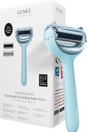 Geske Smartappguided Microneedle Face & Body Roller 8 in 1