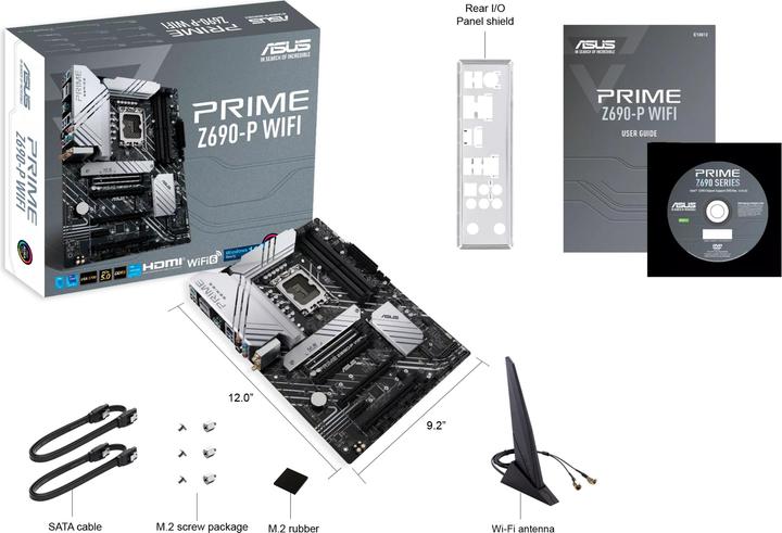 Produktbild ASUS Prime Z690-P Wifi (LGA 1700, Intel Z690 (DDR5), ATX)