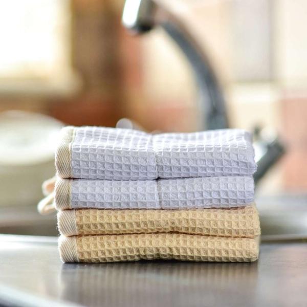 Actual product image Jungle Culture Reusable dishcloths - white - 100% organic sisal/cotton cloth
