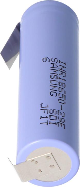 Image du produit Samsung Batterie INR18650 29E + cosse à souder U (1 pcs, 18650, 2900 mAh)