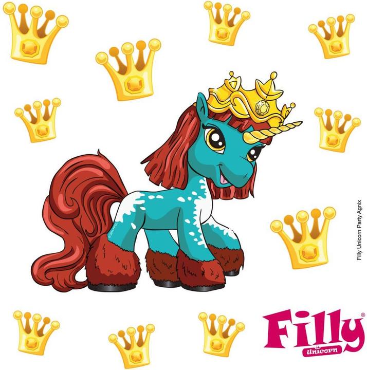 Produktbild Wall-Art Filly Unicorn Party Agnix (70 x 70 cm)