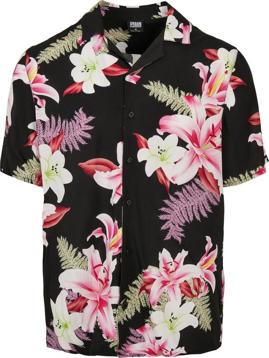 Urban Classics Viscose AOP Resort Shirt - 12138