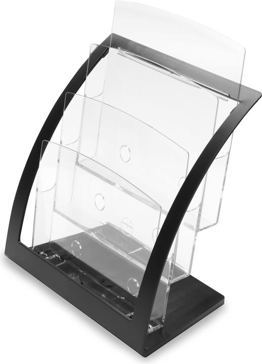 Actual product image Deflecto Contemporary Literature Holder, A4, black (A4)