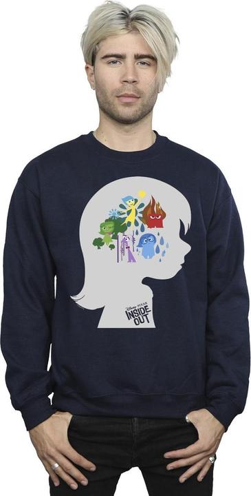 Actual product image Disney Mens Inside Out Head Silhouette Sweatshirt (XL)