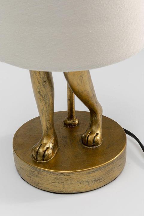 Actual product image Kare Design Table lamp Animal Rabbit Gold / White 50cm (E14)