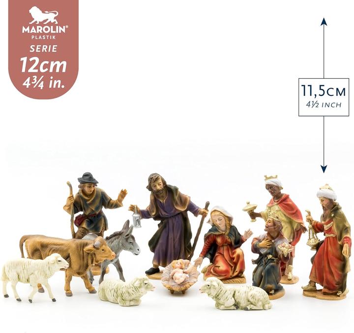 Actual product image Marolin Nativity figurines set