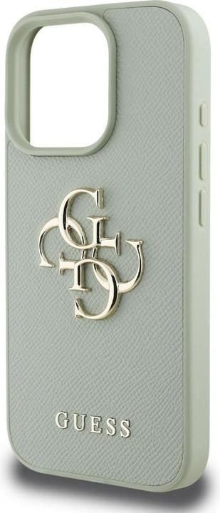 Immagine prodotto Guess Hardcase PU Grained Big 4G and Classic Logo Case for iPhone 16 Pro 6,3" Green (Apple iPhone 16 Pro)