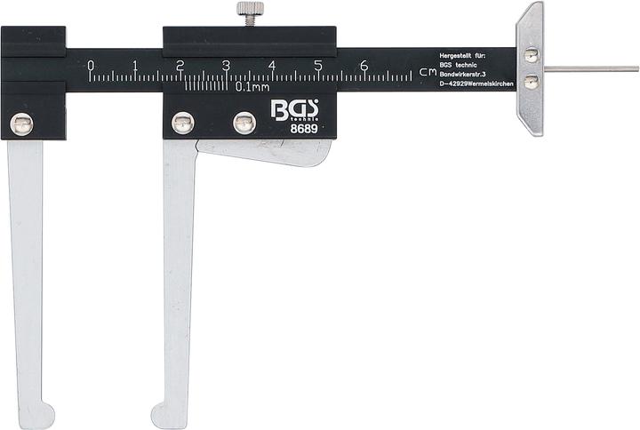 BGS Bremsscheiben-Messschieber 60 mm (Bremsset)