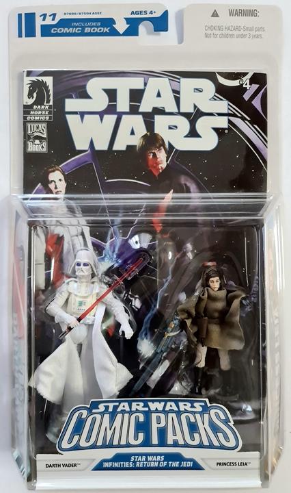 Actual product image Hasbro Star Wars Comic Packs Actionfiguren-Set Darth Vader & Princess Leia