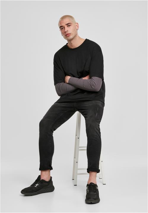 Produktbild Urban Classics Oversized Shaped Double Layer LS Tee (XL)