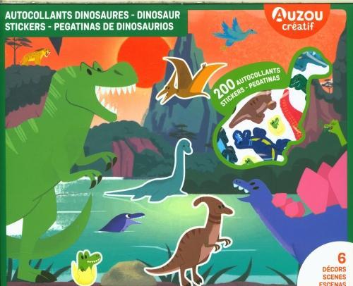 Produktbild Auzou France Autocollants dinosaures : 200 autocollants, 6 décors