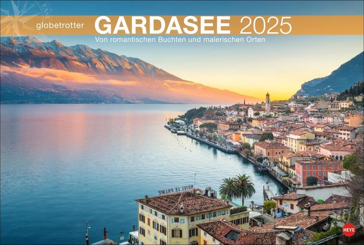 Produktbild Heye Gardasee Globetrotter Kalender 2025 - Von romantischen Buchten und malerischen Orten (Harter Einband, Deutsch)