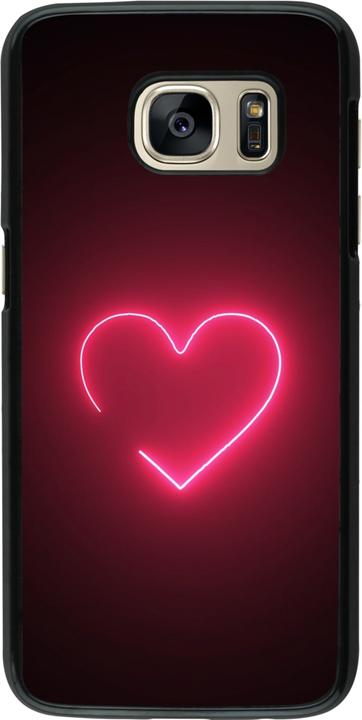 Image du produit PhoneLook Coque Valentine 2023 single neon heart (Samsung Galaxy S7)