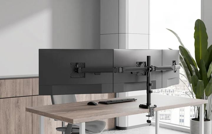 Actual product image Neomounts Dis Public Mount DS60-600BL3 Black (Table, 27")