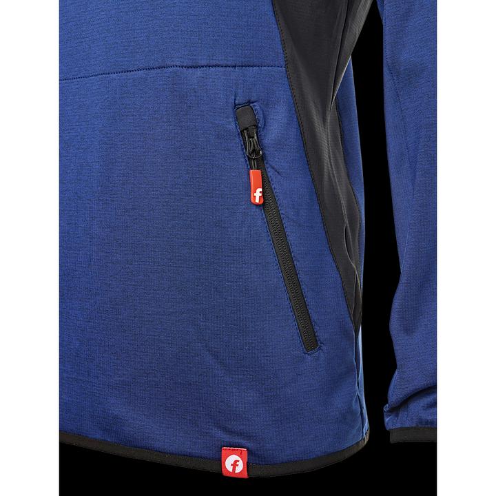 Produktbild Magni Tech-Fleecepullover kornblau/schwarz meliert Gr. S Fortis Elements (S)