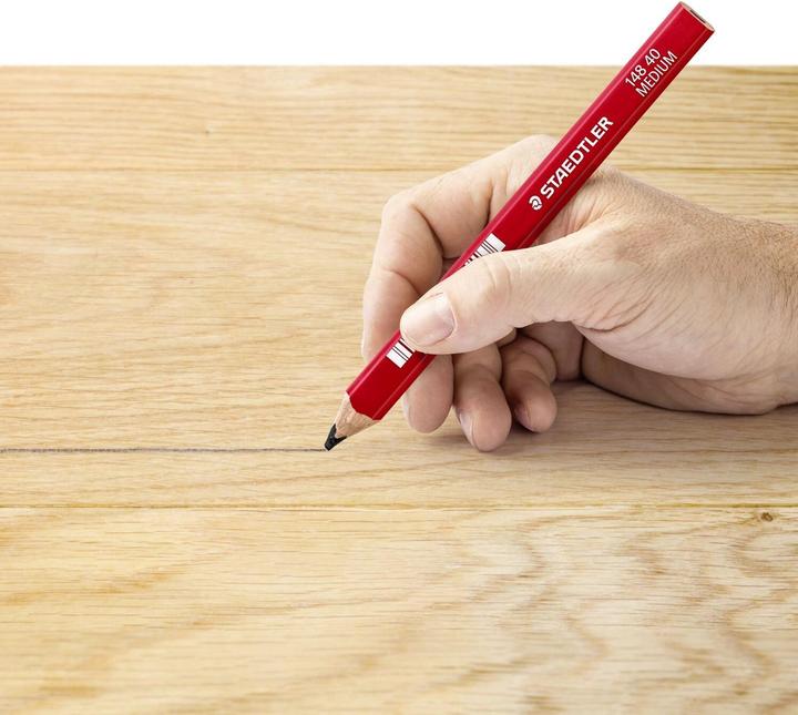 Immagine prodotto Staedtler 148 40 Matita da falegname, prodotto singolo, medio (2 mm, HB, 1 x)