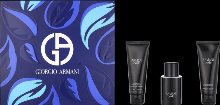 Immagine prodotto Giorgio Armani Code Homme Set Eau de Toilette 50ml + Gel doccia 50ml + Balsamo dopobarba 75ml (Set profumo)