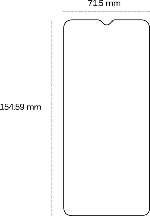 Productafbeelding OEM Gehard glas 2,5D voor Samsung Galaxy M34 5G