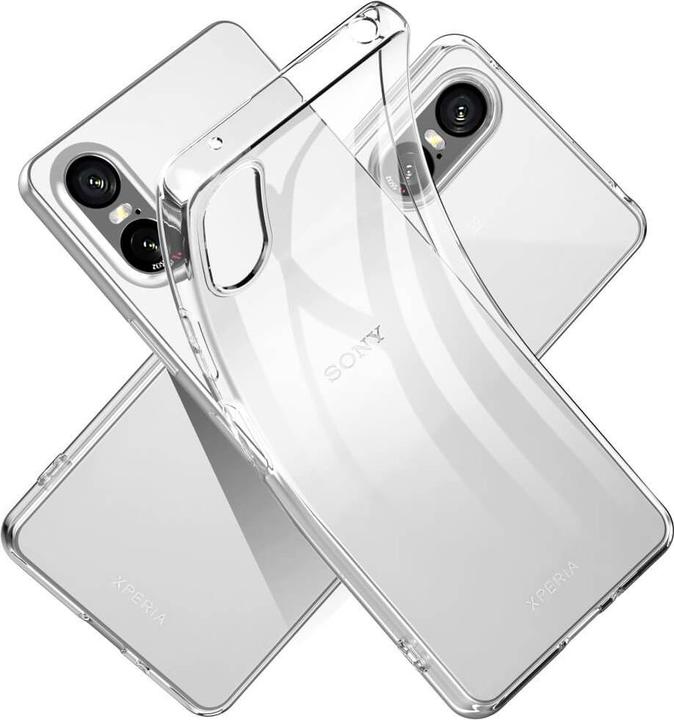 Actual product image Cover-Discount Sony Xperia 10 VI - Silicone rubber case transparent (Sony Xperia 10 VI)